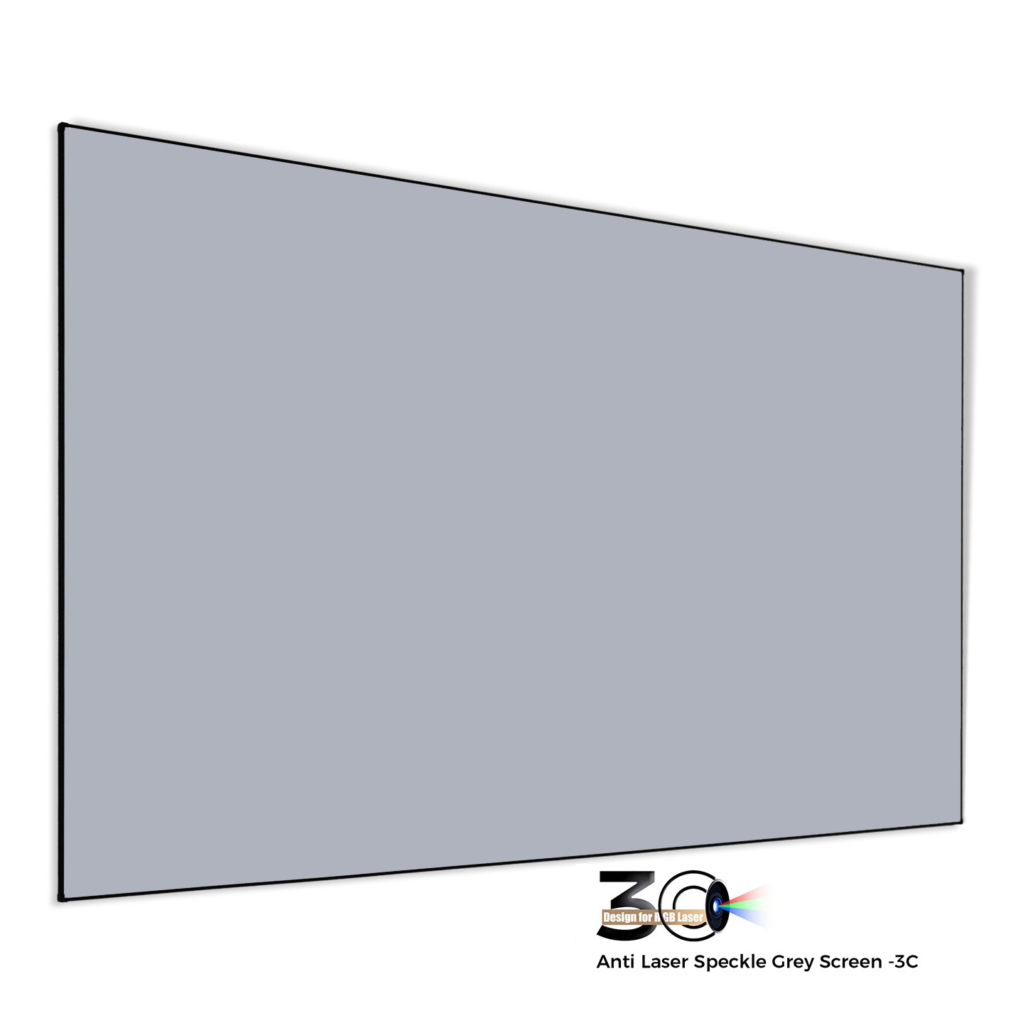 HEYU <strong>2026</strong> New 3C Anti-Speckle Projection Screens <strong>100</strong> 120" <strong>Inch</strong> 16:9 Fixed Frame <strong>Projector</strong> Screen for Tri-color Laser <strong>Projector</strong>