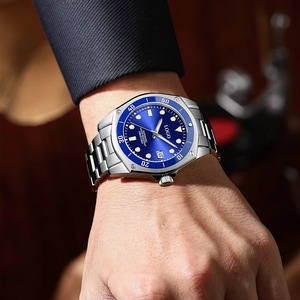 Montre mécanique automatique de luxe pour homme Drioshipping, acier raffiné de haute qualité, design élégant et professionnel avec mouvement Seiko - Product Image 6