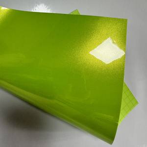 Film protecteur auto-adhésif en PVC brillant ESIGN Green to Gold Delution Lime Gold, changeant de couleur pour carrosserie automobile, résistant aux UV - Product Image 6