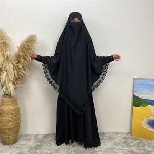6693+2306# New Fashion Prayer Sets Muslims Women Turkey Muslim Dress Women Abaya 2 Piece Set Party <b>Gift</b> Clothing Wholesale - Product Image 5