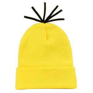Gorro de Punto con Lentejuelas Estilo Y2K del Personaje Minion, Disfraz de Halloween, Lindo Conjunto Familiar, Amarillo Acrílico, Unisex para Adultos - Product Image 1