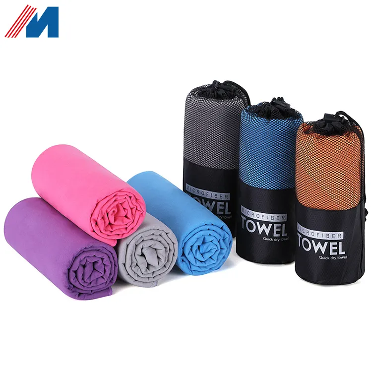 Wholesale hot selling outdoor sports cooling towel super absorbent quick dry microfiber custom sport towel with logo