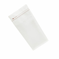 Sachet Doypack élégant et uni, mat, personnalisé avec logo imprimé, refermable, pour café, avec fermeture éclair et valve de dégazage