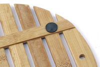 Set de table rond en bambou