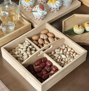 Wedding &amp; Party Supplies Bamboo <strong>Food</strong> Display Buffet Snack <strong>Stand</strong> &amp; Skewer Holder for Cocktail Parties Catering Events - Product Image 6