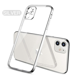 <span class=keywords><strong>Coque</strong></span> <span class=keywords><strong>transparente</strong></span> en <span class=keywords><strong>Silicone</strong></span> à cadre carré plaquée pour <span class=keywords><strong>iPhone</strong></span> 11 12 13 14 Pro Max Mini X XR 7 8 Plus <span class=keywords><strong>SE</strong></span> <span class=keywords><strong>2020</strong></span> <span class=keywords><strong>coque</strong></span> arrière <span class=keywords><strong>transparente</strong></span> - Product Image 5