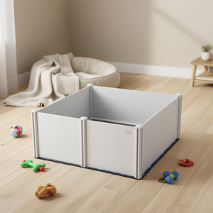 Caja de Parto para Perros Vevor de 59.8x59.8x24.0 Pulgadas, PVC con Rieles para Cachorros, Casa para Mascotas de Interior - Product Image 2