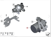 Nouvelle pompe à eau électrique de haute qualité, boîtier en alliage d'aluminium, pompe à liquide de refroidissement pour moteur N52, OE 11517583836, système de refroidissement automobile