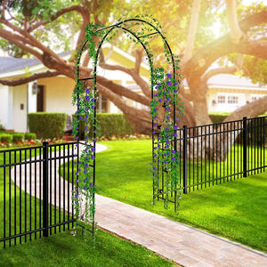 Chaude arc <span class=keywords><strong>de</strong></span> mariage en plein air jardin arqué <span class=keywords><strong>tonnelle</strong></span> avec porte pour plante grimpante - Product Image 4