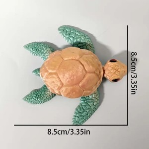 Modèle de tortue imprimé en 3D 2026 avec articulations mobiles, collection créative, décoration de bureau, cadeaux faits main pour les fans d'anime - Product Image 2