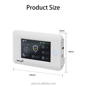 PGST fabrika Anti hırsızlık güvenlik <span class=keywords><strong>Alarm</strong></span> sistemleri sıcak satış 4G <span class=keywords><strong>WiFi</strong></span> akıllı ev dokunmatik ekran RFID fonksiyonu <span class=keywords><strong>GSM</strong></span> ağ 433MHz ABS - Product Image 6