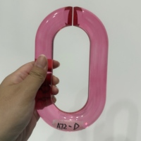 Eslabones de Cadena Verticales de Acrílico Grandes de Color Personalizado, Diseño Directo de Fábrica