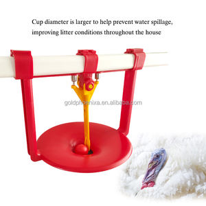 Yyc pollame allevamento automatico tacchino bevitore tazza di pollame capezzolo bevitore per turchia allevamento oca acqua bevanda - Product Image 5
