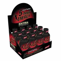 Étiquette thermorétractable en PET pour bouteille de boisson énergisante personnalisée de 1 oz, en rouleau avec perforation en T