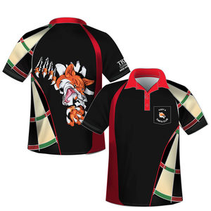 Abbigliamento sportivo personalizzato Club Shirt donna abbigliamento sportivo stampato t-Shirt commercio personalizzato sublimazione <span class=keywords><strong>Polo</strong></span> freccette camicie Indoor - Product Image 5
