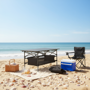 Tavolo Pieghevole in Alluminio per Esterni, Leggero e Resistente, con Borsa per il Trasporto, Ideale per Campeggio, Spiaggia, Picnic e Uso in Giardino - Product Image 2