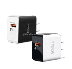 หัวชาร์จ USB แบบพอร์ตเดียว 18W ขายส่ง รองรับ Smart QC3.0 ชาร์จเร็ว พับเก็บได้ กำลังไฟ 5A/2A - Product Image 6