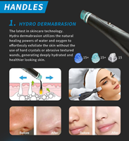 Machine Hydra Professionnelle Aquafacial pour le resserrement de la peau, 6 en 1, nettoyage du visage à l'hydrogène et à l'oxygène, machine de beauté pour salon