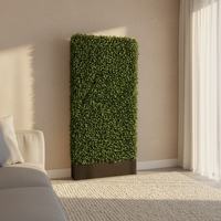 Haie Artificielle en Buis en PE, Résistante à l'Eau et Durable pour la Décoration Intérieure, Mur Végétal de Luxe et Mariages