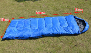 Sac de couchage d'urgence pour le camping en plein air, la randonnée, 3 saisons, résistant au froid, imperméable, type enveloppe, personnalisable, pour adultes, hiver, été - Product Image 2