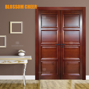 Portes en bois massif insonorisées de haute qualité, designs de portes <span class=keywords><strong>d</strong></span>'<span class=keywords><strong>entrée</strong></span> en bois, portes en chêne pour maisons - Product Image 1
