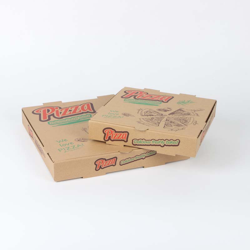 Recyclable Price Customized Logo Colorful Pizza Paper Corrugated Box