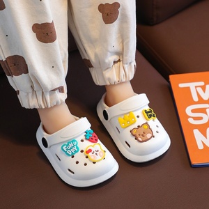 Chaussons d'été pour enfants, garçons et filles, mignons, respirants, imperméables, semelle en PVC durable, fermeture à enfiler, chaussures de plage à la cheville - Product Image 4