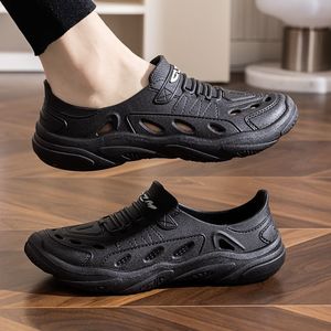 Sandales et Claquettes d'Été en PVC pour Hommes, Modèle Designer, Vente en Gros, Chaussures de Jardin à Semelle Épaisse pour Hommes - Product Image 1