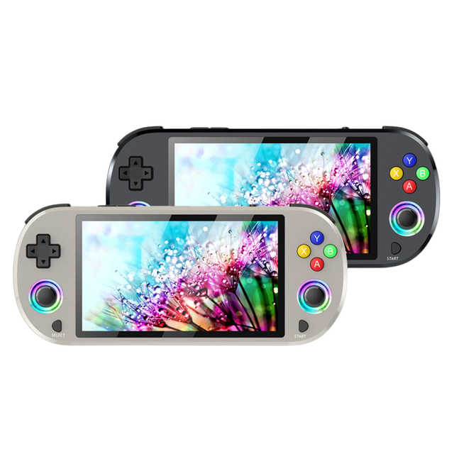 M22 Pro Portable Handheld Emulator Console 5.0 Inch Ips Screen Joystick Rgb Lighting Smart Retro Video Game Player Gift M22Pro