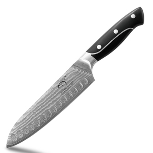 <span class=keywords><strong>Véritable</strong></span> <span class=keywords><strong>couteau</strong></span> de cuisine <span class=keywords><strong>damas</strong></span> <span class=keywords><strong>couteau</strong></span> Santoku japonais haute qualité 67 couches VG-10 <span class=keywords><strong>couteau</strong></span> de coupe <span class=keywords><strong>damas</strong></span> avec manche ABS - Product Image 1