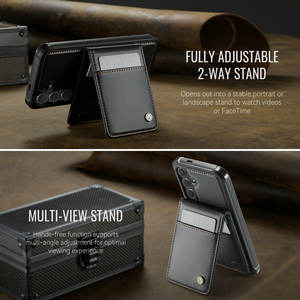 CaseMe <span class=keywords><strong>Cover</strong></span> Mobile per Samsung S24 S25 bordo forte supporto magnetico Flip <span class=keywords><strong>Cover</strong></span> per samsung galaxy S16 custodia posteriore staccabile - Product Image 3