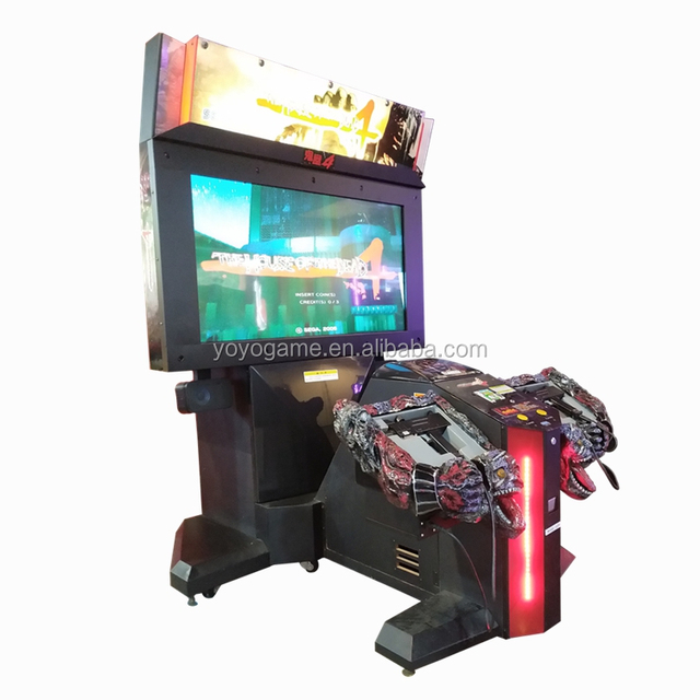 Kid-Friendly Mini Coin-Operated Haunted House Shooting Arcade Game Machine English Interface Dual Player Customizable Indoor