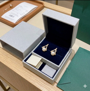 Élégantes boucles d'oreilles pendantes de style cage, plaquées or 14 carats, en argent sterling 925, pour femmes, pour le quotidien, les banquets et les rendez-vous - Product Image 5