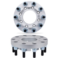 Adaptateur d'espacement de roue BOTRAK 8 à 10 trous, 1 pouce, 8x200 à 10x285, 22,5 pouces, 24,5 pouces, double roue, pour Ford F350 F450 4x4
