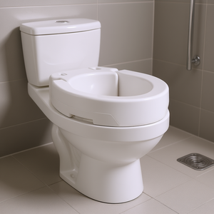 Siège de toilette surélevé D0100X3KXCX, hauteur de levage de 3,5 pouces, ouverture élargie, équipement de sécurité portable pour salle de bain pour personnes âgées - Product Image 2