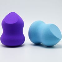 Éponge de maquillage hydrophile en forme de gourde, élastique, lavable, douce pour la peau, sans latex, pour une application parfaite de la poudre – Vente en gros usine