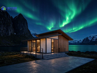 Villa Modular Surya Berinsulasi ESP Kaca Ganda untuk Iklim Dingin di Daerah Musim Dingin Nordik