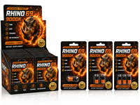 Fabricant de boîtes d'emballage personnalisées pour pilules Rhino, étiquette privée, emballage de compléments alimentaires pour hommes, impression de logo personnalisée