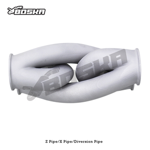 Tuyau de raccordement universel pour silencieux d'échappement en acier inoxydable de haute qualité OEM de 2,5 pouces pour voitures BMW Audi VW <span class=keywords><strong>Abarth</strong></span> 1,5 mm - Product Image 4