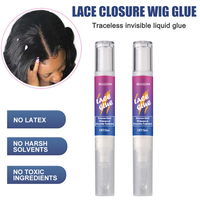 Perruques Colle Dentelle Personnalisées Extensions de Cheveux Adhésifs Toupet Maintien Fort Stylo Colle Dentelle Imperméable