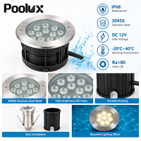42mm 52mm 62mm Runde Mini Einbau-LED 12V Untergrundbeleuchtung Unterwasser IP68 Wasserdichte LED Einbau-Poolleuchten