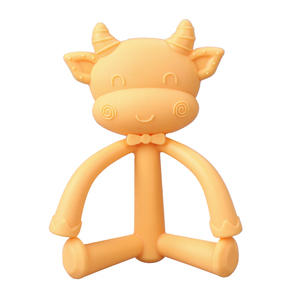 2025 Hot Wholesale Bpa Kostenlos Beruhigend Baby Zahnen Schmerzen Silikon Beißring Baby Spielzeug Beißring Baby Beiß ringe - Product Image 5