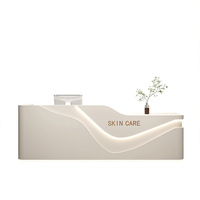 Nouveau 2025 Bureau de Réception Simple Style Peinture pour Salon de Beauté, Magasin de Vêtements, Petite Table de Bar, Caisse Enregistreuse – Personnalisation