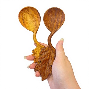 Cuillères à thé jetables en bois naturel, 10 ml, plaquées or, manche long miroir, écologiques, pour camping et restauration rapide, directement de l'usine - Product Image 1