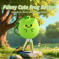 Câble de charge rapide rétractable Unique Frog 60W USB C vers USB C, câble de données USB Type C universel en forme de grenouille de dessin animé 60W