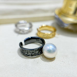 Anillo de Plata S925 Edición Simplificada, Soporte para Perlas DIY con Cuentas de 5-7mm, Joyería de Plata 1947 - Product Image 2