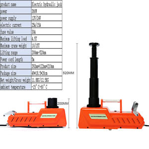 15T Heavy Duty Electric Hydraulic Car Floor Jack 12V DC con luz LED para Sedan Van SUV Trucks - Product Image 5