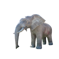 Ballon gonflable géant en forme d'éléphant, conçu sur mesure, >12 pieds de haut, multicolore, résistant au soleil, coupe-vent, durable, double couture