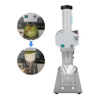 Hoogwaardige Industriële Kokosnoot Ontpelt Machine Voor Drankenwinkels Elektrische Kokosnoot Snijmachine