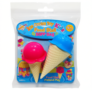 Juguete de Cono de Helado de Juguete para Niños, Juego de Imitación de Comida, Empaquetado en BOPP - Product Image 2